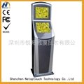 Touch screen vertical promotional kiosk