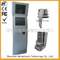 Netoptouch ATM kiosk equipment with bill acceptor