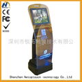 Floor LCD touch kiosk