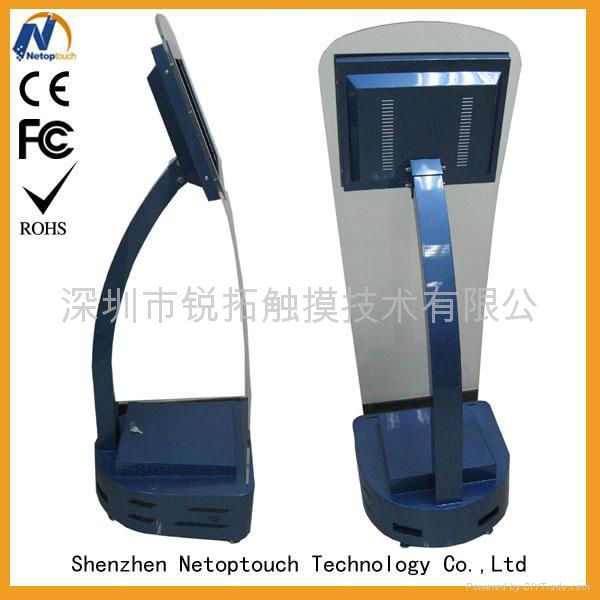 Touch panel kiosk with LED monitor 4
