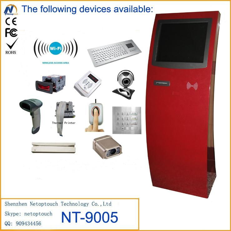 RFID card reader payment vending kiosk 4