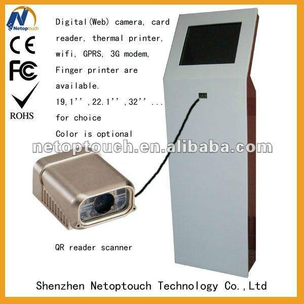 Netoptouch customized floor stand touch screen PC kiosks