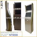 Netoptouch dual monitor touchscreen kiosk display