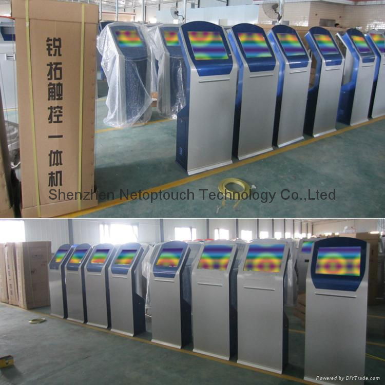 China all-in-one Android LED touch ad kiosk 5