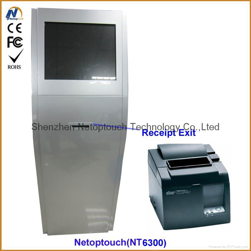 Free stand 19 inch self service info kiosk 2