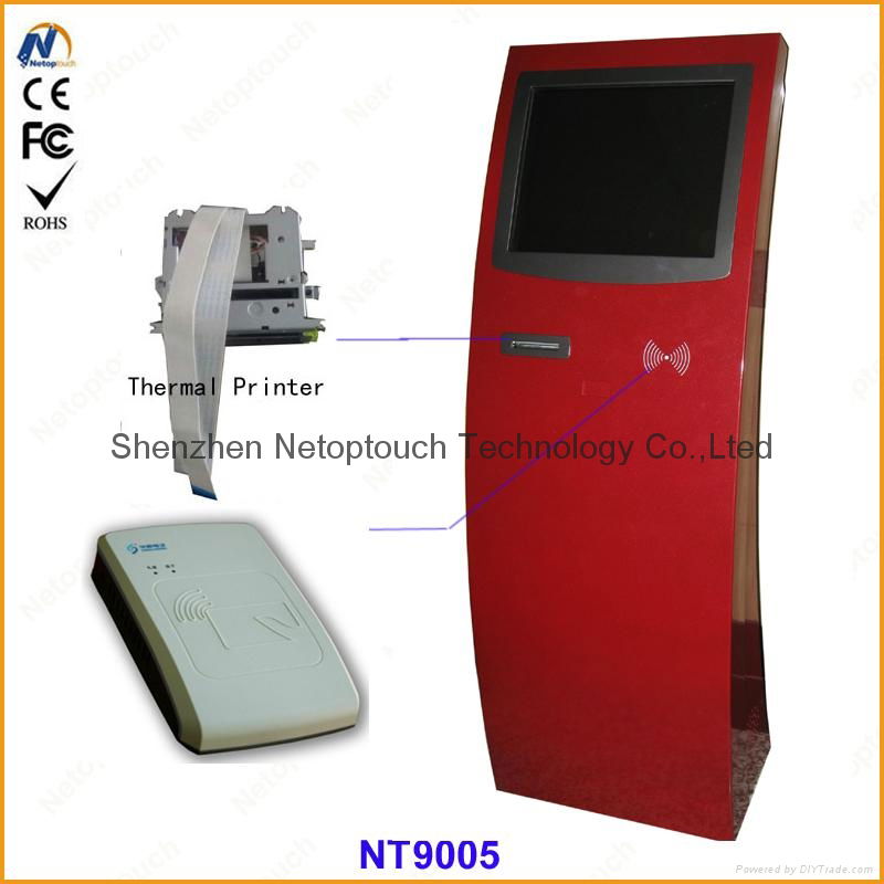 Touch screen self printing kiosk 3