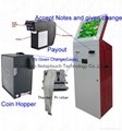 Given change kiosk with bill recycle and coin