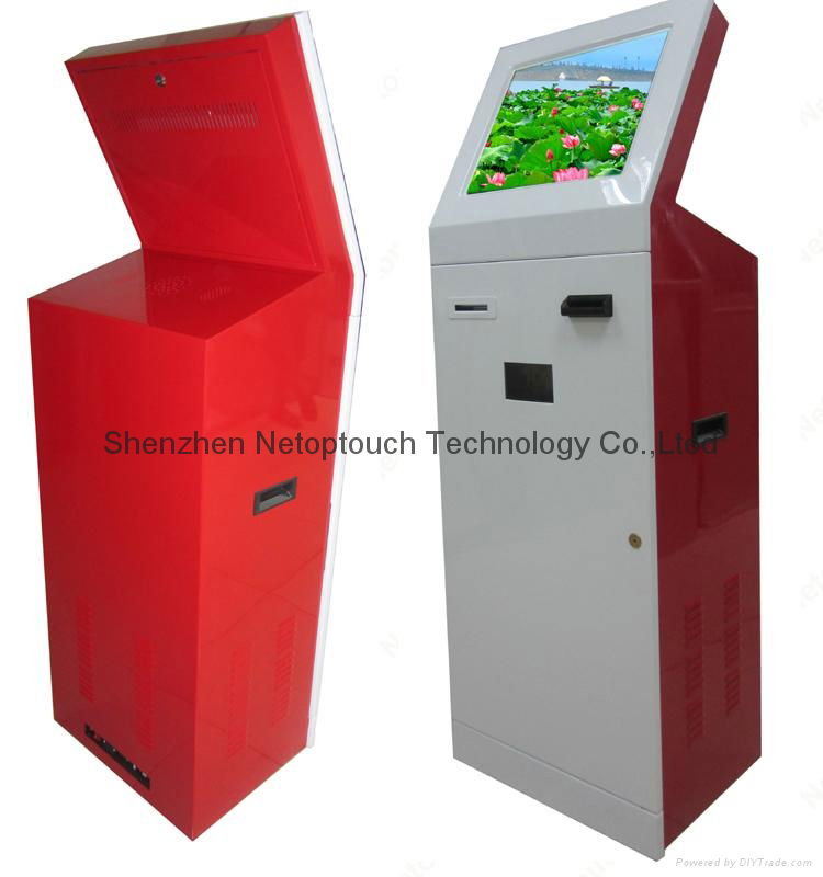 Given change kiosk with bill recycle and coin