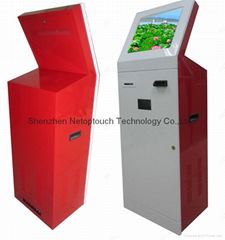 Given change kiosk with bill recycle and coin