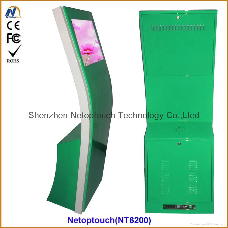 19" Indoor touch kiosk, indoor touch screen kiosk, indoor touch LCD kiosk  4