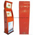 Touch screen LED monitor kiosk terminal with PC