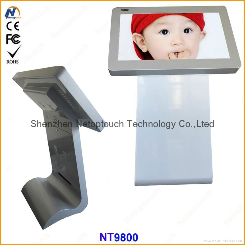 Touch LCD kiosk player as ad display