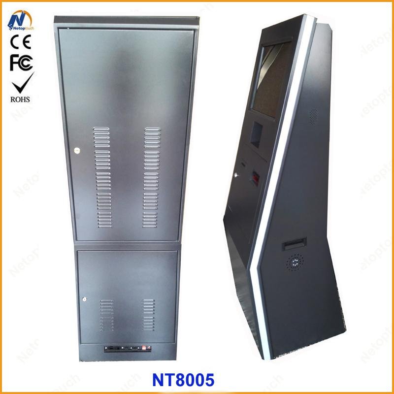 Self service ticketing print touch kiosk with card reader  3