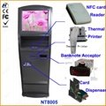 Self service ticketing print touch kiosk with card reader  7