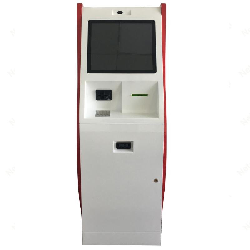 With bill receiver/validator touch screen auto payment kiosk 2