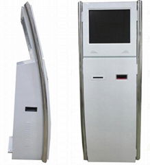 Indoor touch screen info payment kiosk