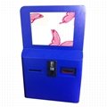 wall mounted touch screen payment kiosk terminal