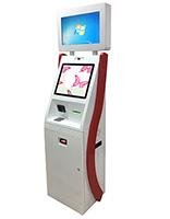 New design dual touch screen payment kiosk
