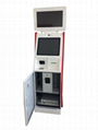 New design dual touch screen payment kiosk