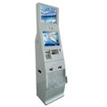 With camera mall touch business double screen kiosk