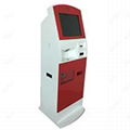 Metal case self pay kiosk frame