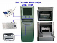 Netoptouch self service printing kiosk with A4 laser printer