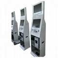 Netoptouch card reader kiosk with ID card dispenser