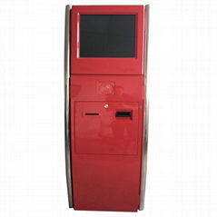 Touch payment kiosks with ticket printer