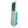 WIth cash validator touch kiosk to