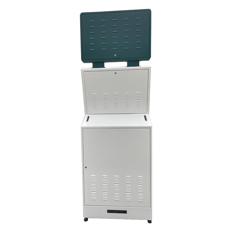 Cash register checkout kiosk with cheque scanner 2