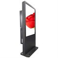 Free standing Outdoor Use Advertising Kiosk 1000~2500Nits Waterproof Kiosk