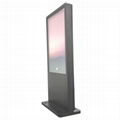 Waterproof outdoor use PCAP capacitive touch screen digital signage kiosk totem