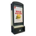 Wall hanging capacitive touch screen self checkout kiosk terminal 5