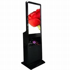 Netoptouch 43'' free standing Android cellphone charging kiosk