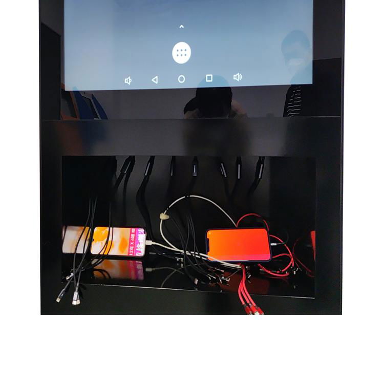 Netoptouch 43 inch 24 ports Android system smartphone chargeable kiosk 3