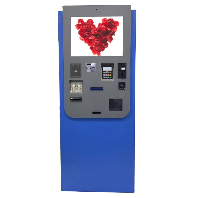 Ticket Order Kiosk Self Service Touchscreen Interactive Money Acceptor Kiosk 1