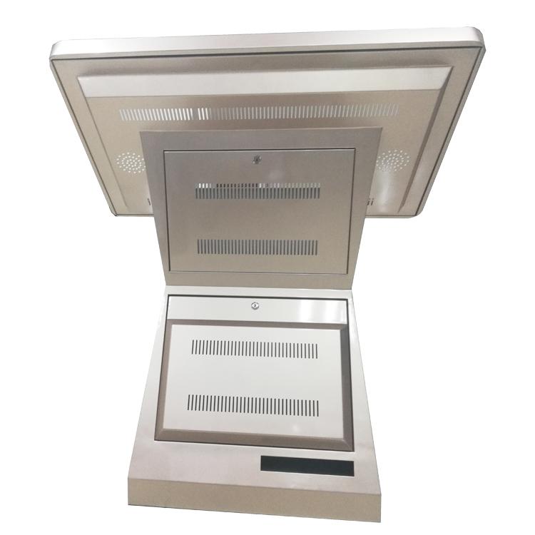 Stands horizontal indoor self service touch ad kiosk 3