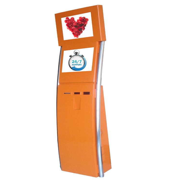 Netoptouch android self service kiosk machine with dual monitors