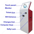 Given change kiosk with bill recycle and coin