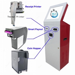 Tourism bus ticketing kiosk to print ticket