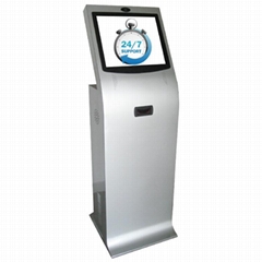 Automated unbanked kiosk with QR code reader