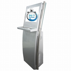 Free stand slim design touch kiosk for shop center