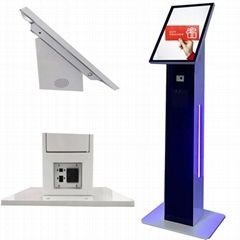 Touch screen self printing kiosk