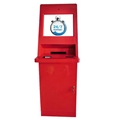 touch screen check in kiosk with