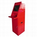 touch screen check in kiosk with keyboard