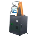 Automatic cash-operator kiosk case with bill notes acceptor