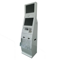 Dual screen self service kiosk design