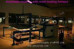 Bathtub Vacuum Forming Machine Automatic molding with mold heating furnace