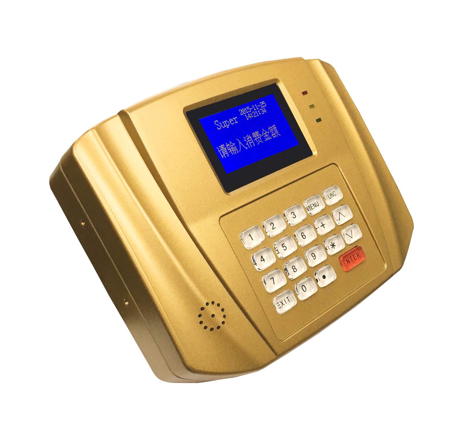 AF300 IC卡食堂售饭机订餐机消费机土豪金色挂式 2