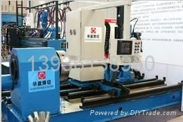 Pipe intersection  cutting machine